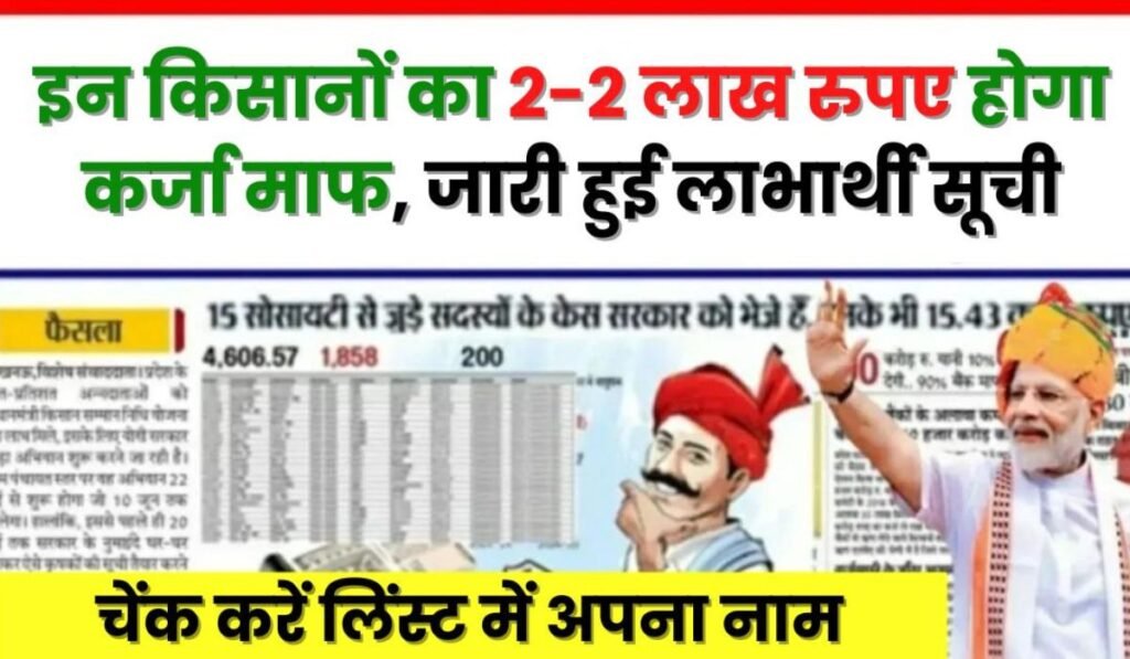 Kisan karj Mafi List 2024